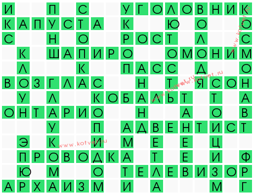 Маска омоновца 9 букв сканворд 37